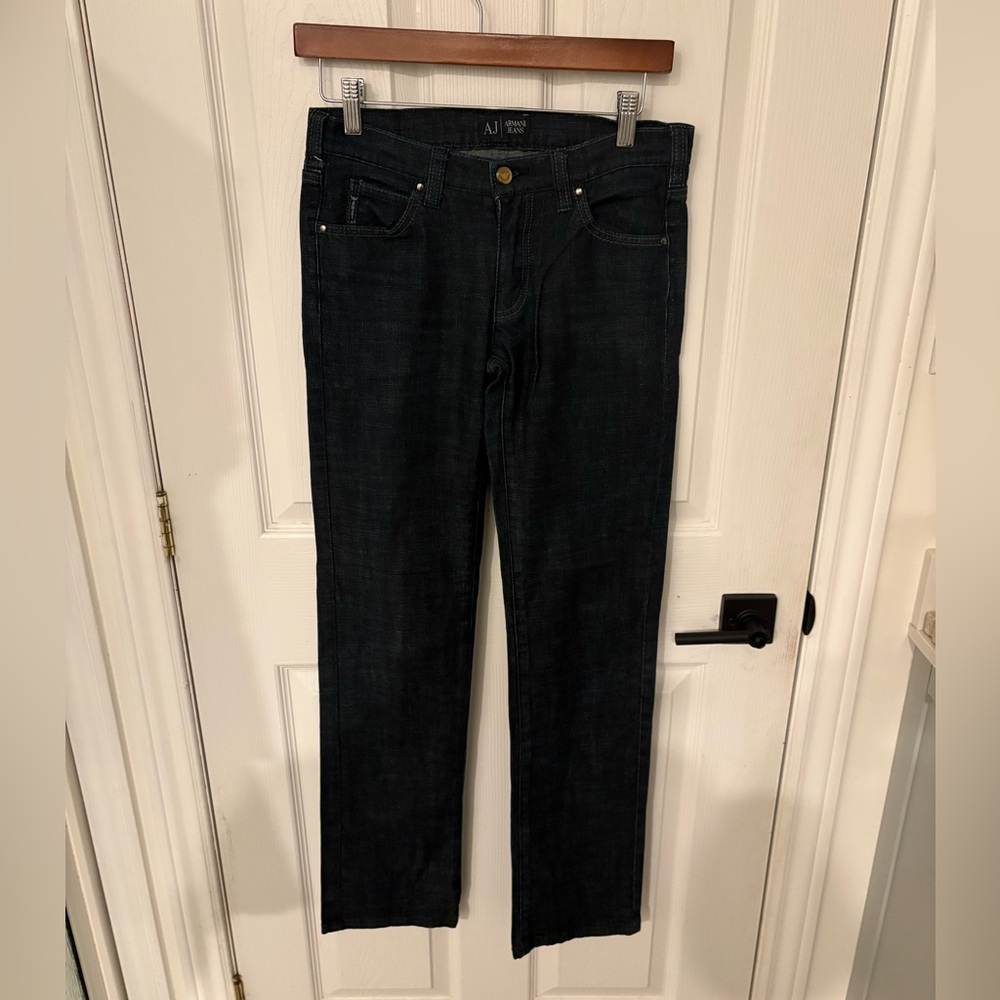Armani Jeans Dark Denim Straight Fit